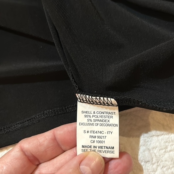 Moa Moa Sheer Rhinestone Blouse. Size Large - Picture 8 of 10